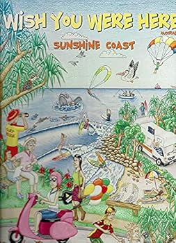 Hardcover Wish You Were Here. Sunshine Coast Book