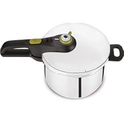 Olla Magefesa 3 Litros Tefal Secure 5 Neo 6 L - Olla a presión de acero inoxidable, ahorro energético hasta 50%, cocción a presión, 2 programas, sistema seguridad 5 puntos, apto todas cocinas, apto lavavajillas, P25307