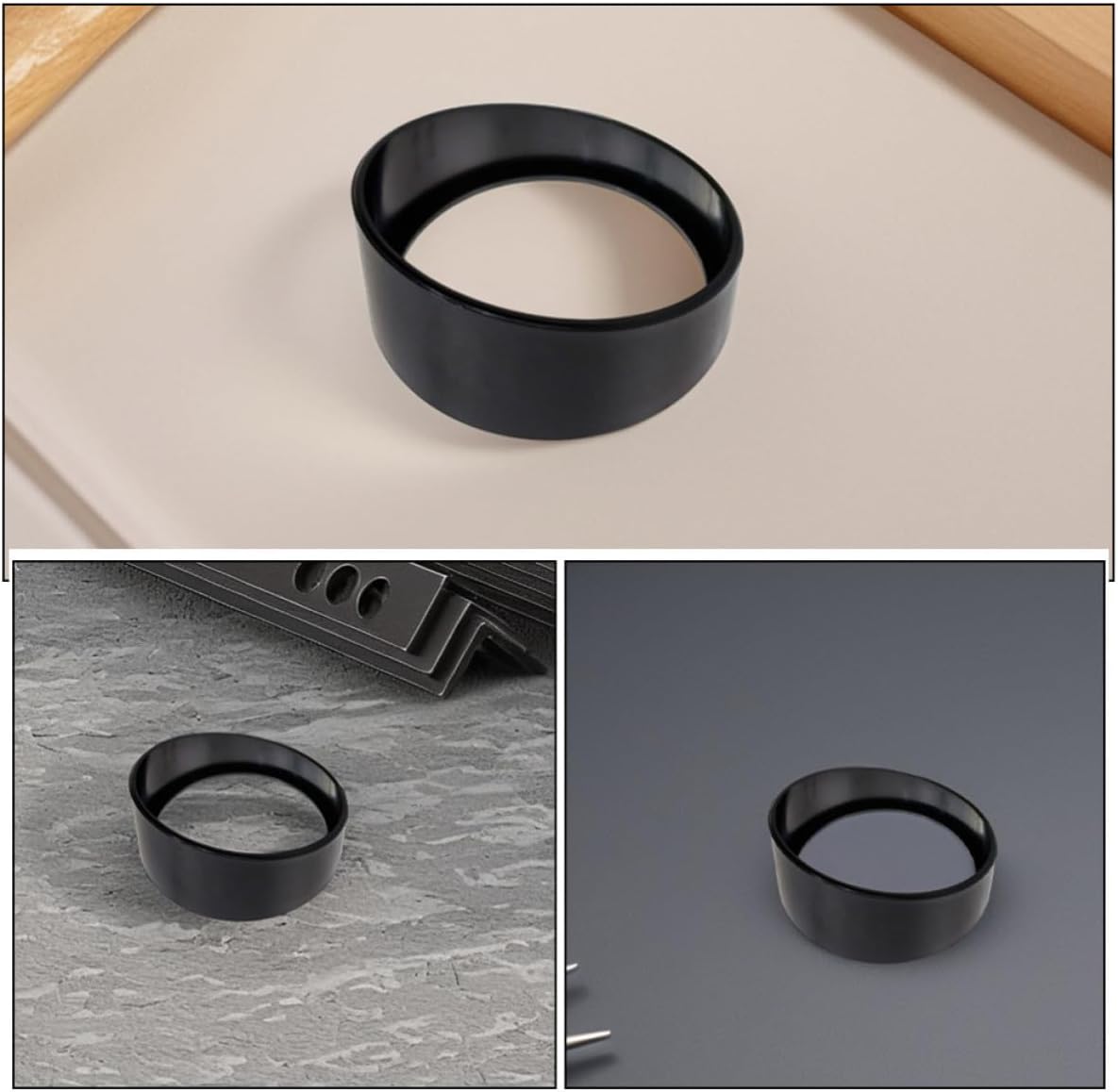 2pcs Black Plastic Single Hole Car Gauge Visor Protector Universal Automotive Part for Long Distance Travel and City Commutes