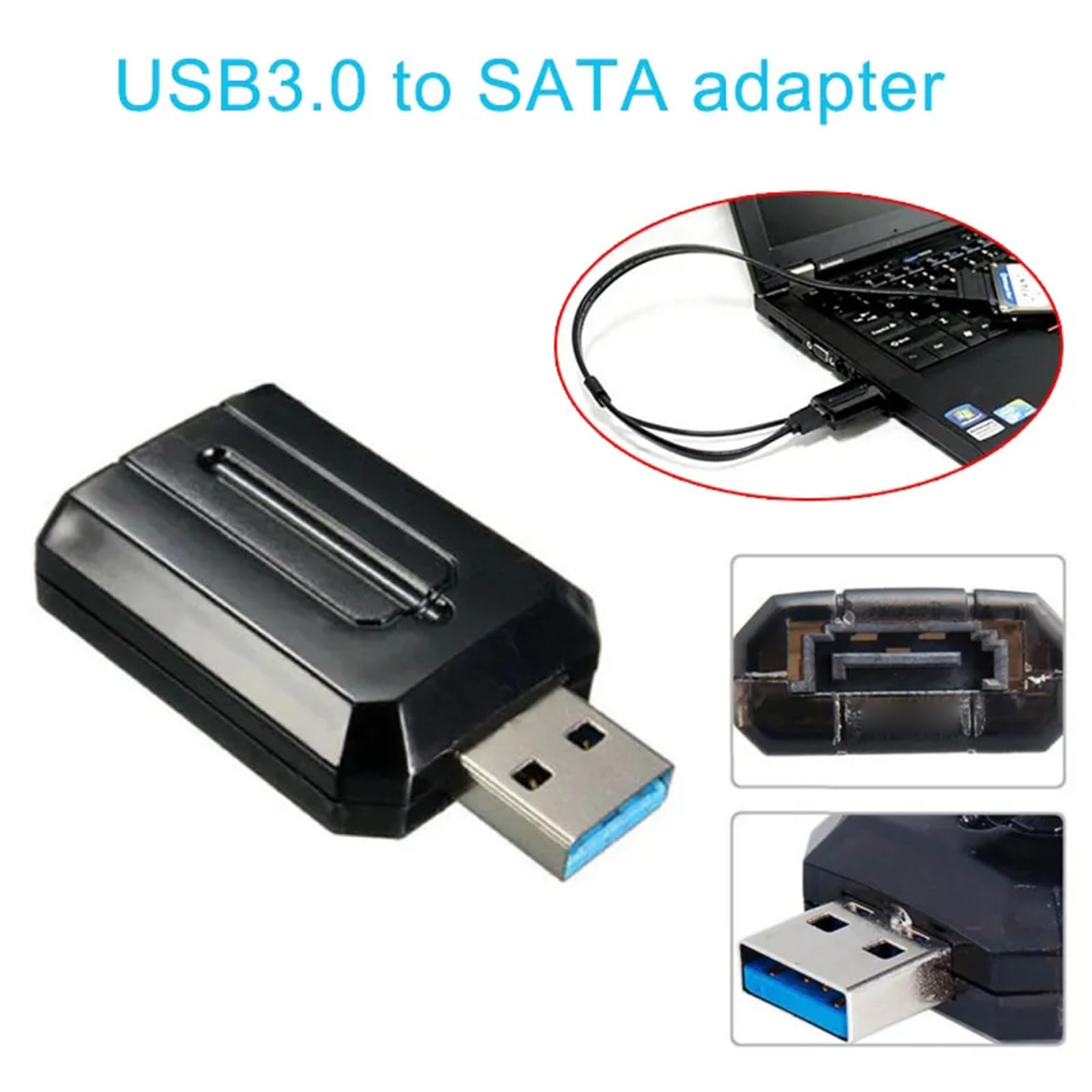 staol High Speed USB 3.0 to SATA Converter USB 3.0 to eSATA Adapter Support Hot Swapping for Large Capacity Storage Drives