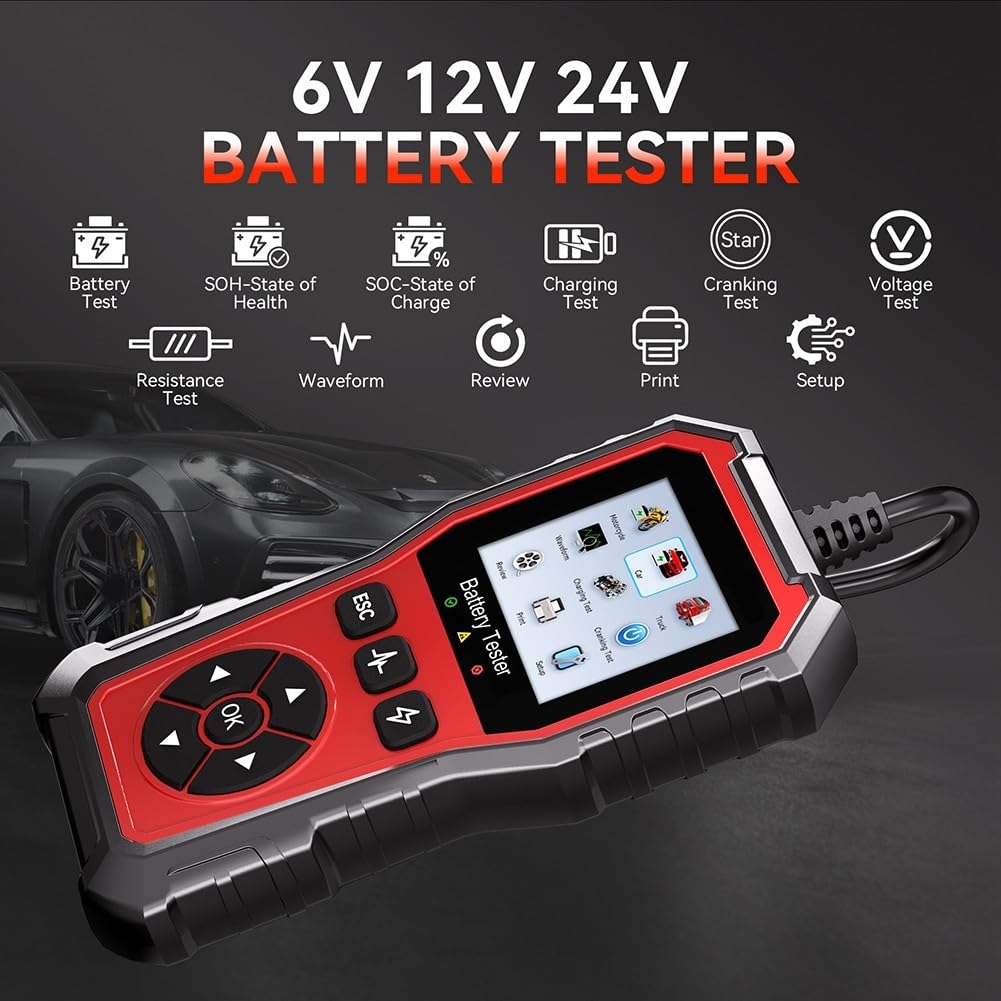 KW3316 pour testeur de batterie 6 V 12 V 24 V pour cca DIN EN pour iec