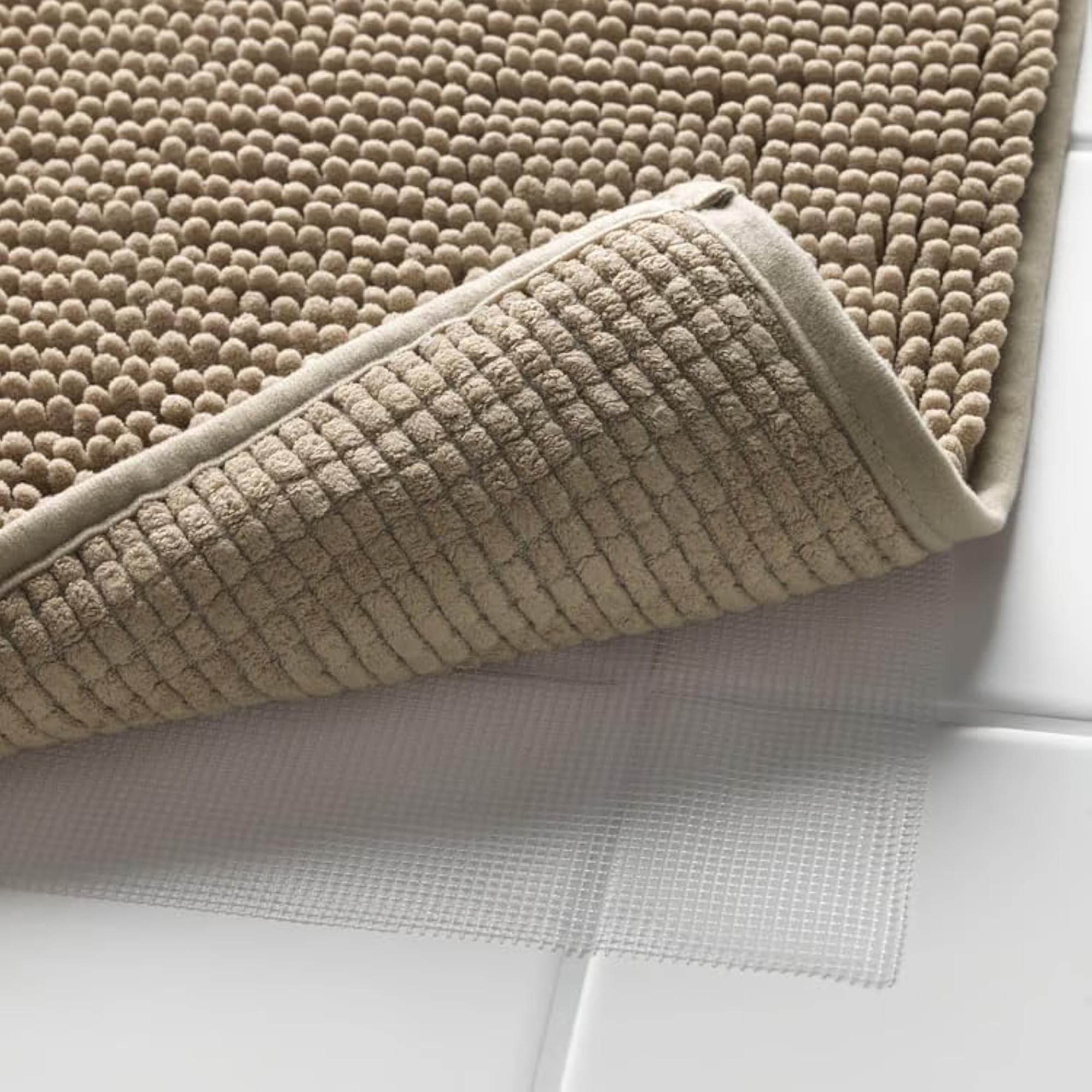 TOFTBO Bath Mat, Round, Ultra-Soft Microfibre