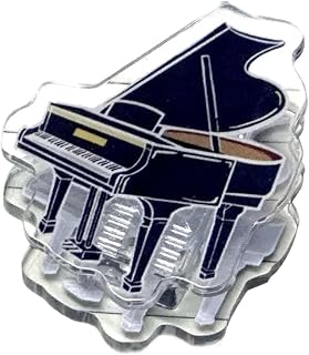 Musical Themed Clear Clips for Holding Papers Notes and As Special Additions Portable Music Stand Clip