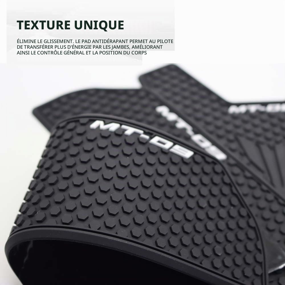 Accessoires moto Protection latérale antidérapante imperméable pour réservoir Adhésif en caoutchouc 3CM pour mt 09 MT-09 MT09 MT09 SP 2024 2025