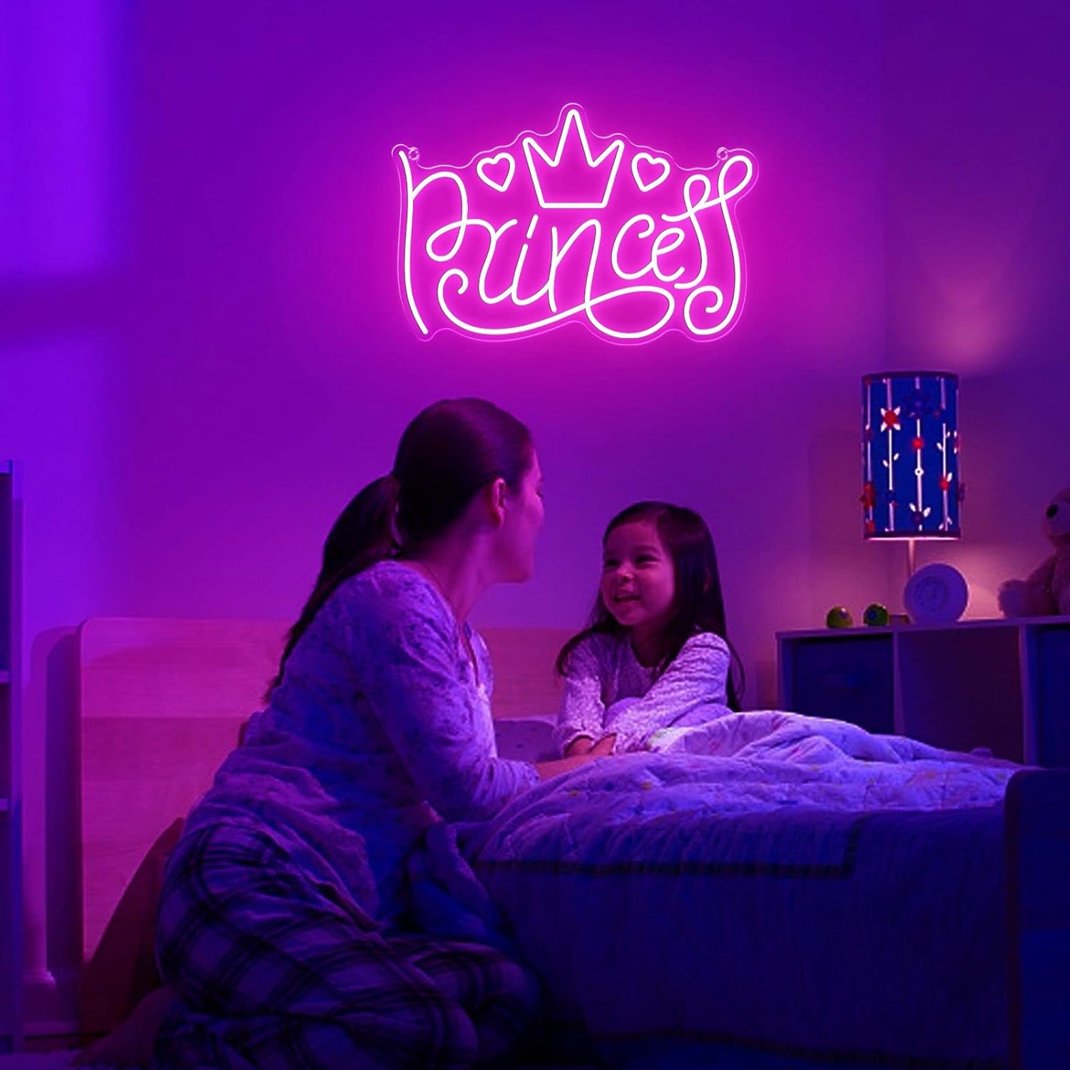 Princess Neon Signs for Wall Decor, Large LED Lights Sign Unique Art Ornaments with Switch, Chirstmas Birthday Party Decoration, Gift for Girl Boys. - Image 8