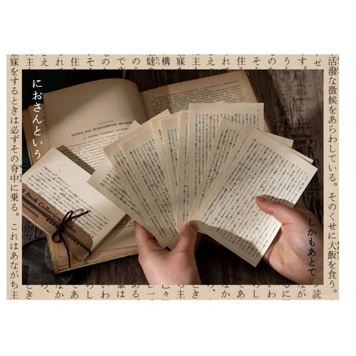 Amazon.co.jp: コラージュ素材 Rickton 60枚 レトロ デザインペーパー