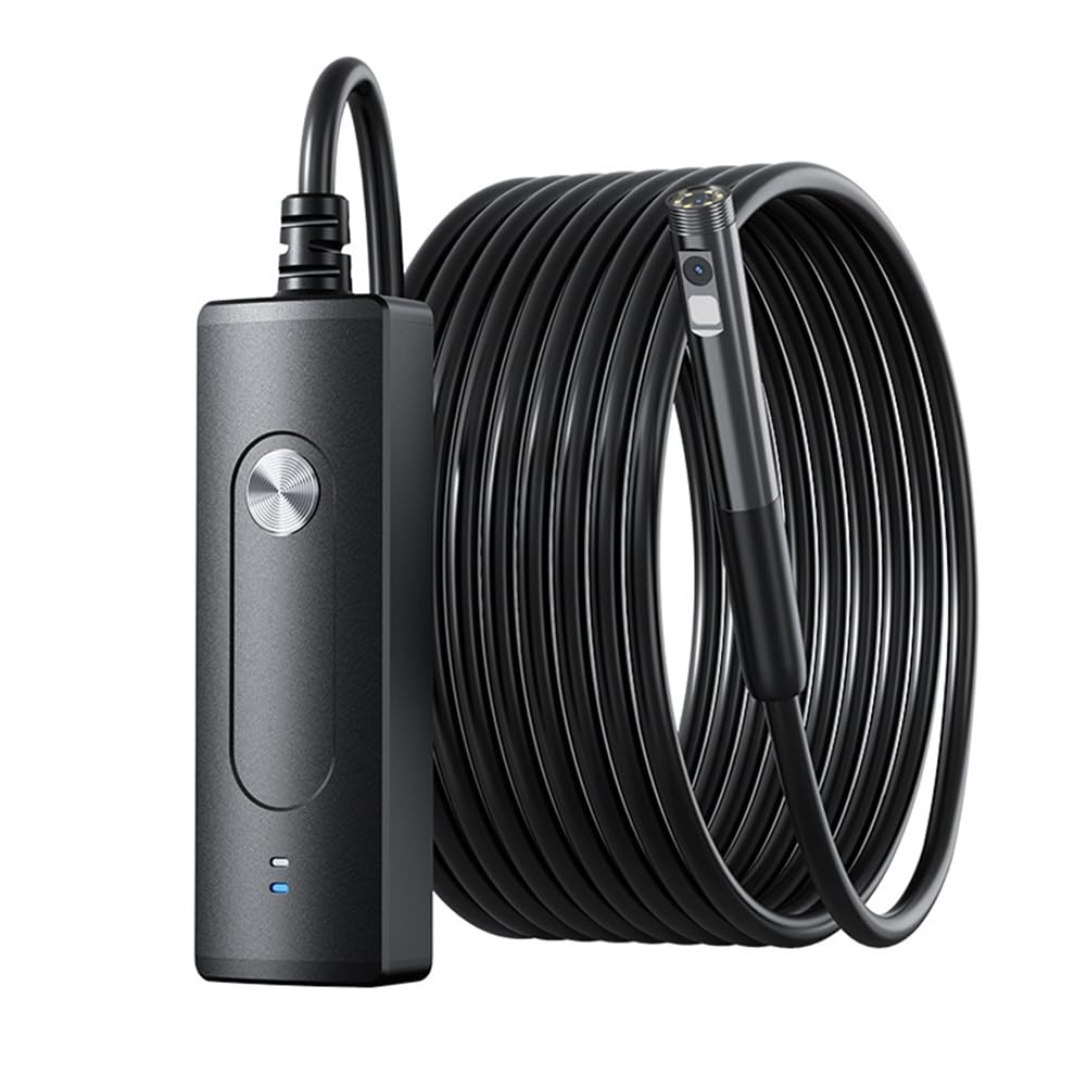 Jnchdghwa Black Wireless Endoscope Camera Hd Inspection Camera Wifi Inspection Camera Wifi Snake Camera For Android & Ios Android Ios Compatible