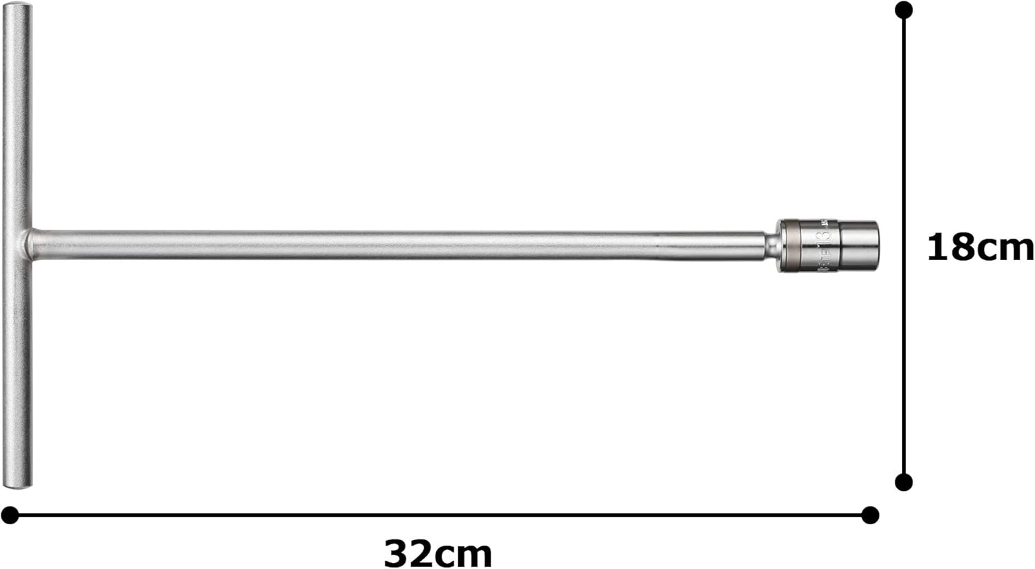 TONE Flex Head T-Handle 6 Point Socket Wrench (TF-13)