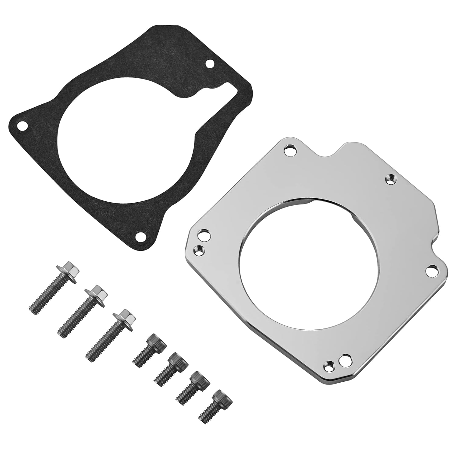 SHIJIAJIA Throttle Body Adapter LS3 4 Bolts Intake to LS1 3 Bolts For