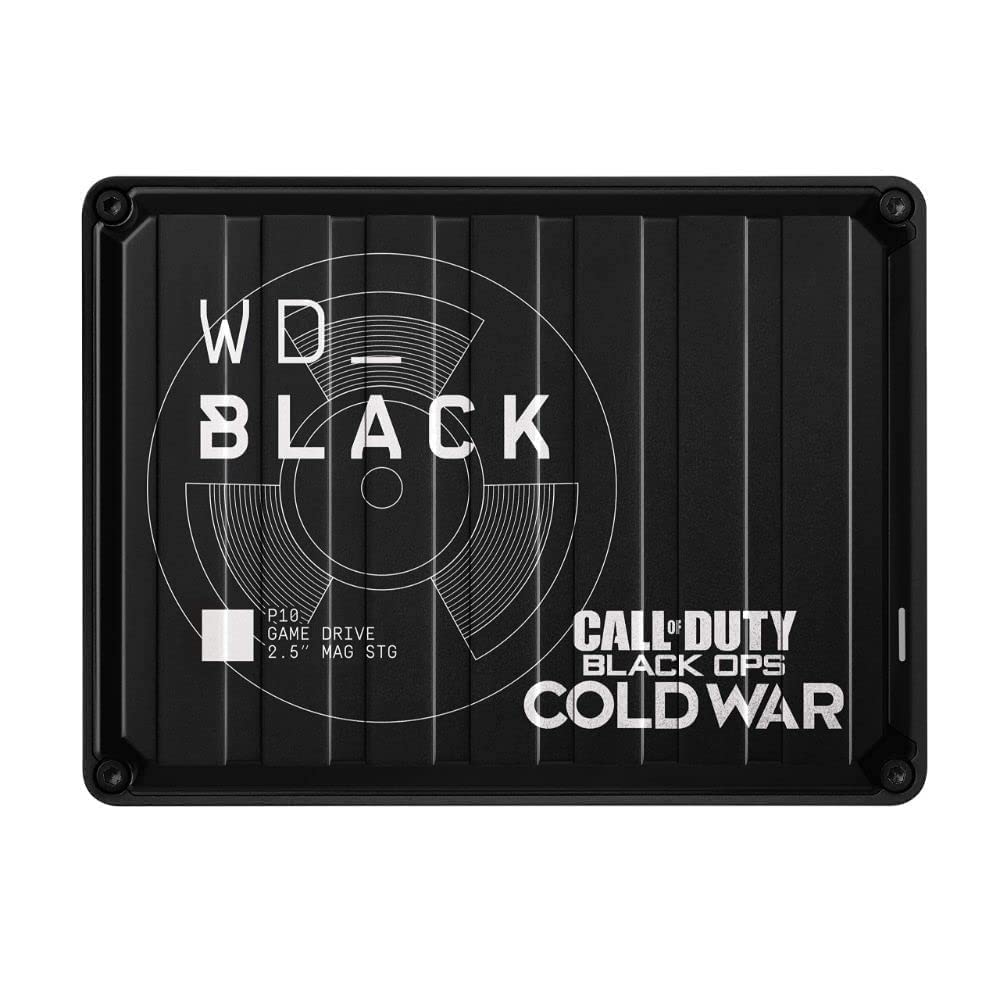 WD_BLACK 2TB P10 Game Drive Call of Duty Special Edition: Black Ops Cold War, Portable External Hard