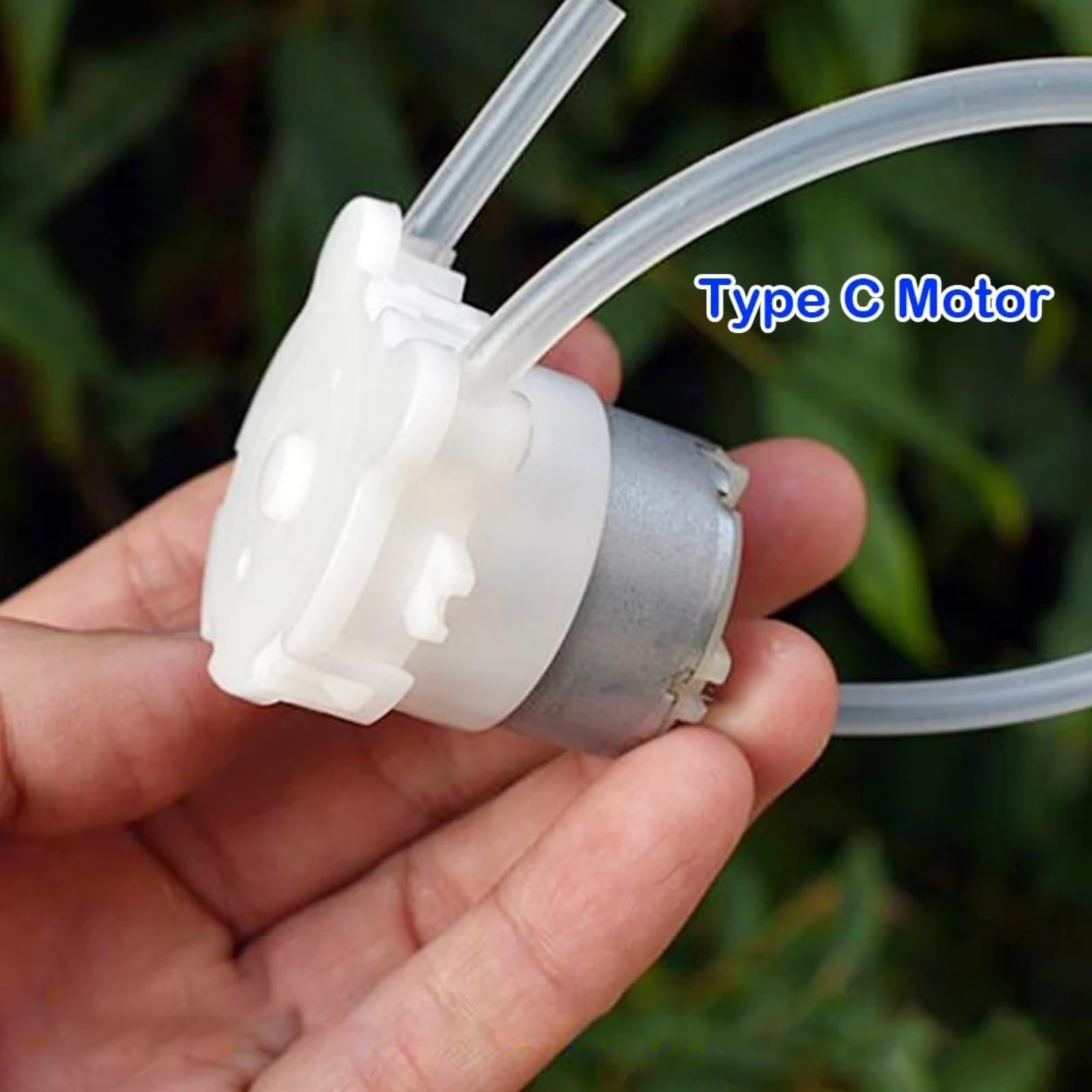 3/5/10 pezzi DC 5/6V 500 Motore riduttore Pompa dosatrice Micro peristaltica Spazzola in metallo prezioso Acqua liquida Parte di riparazione(10PCS,Type B Punmp With cable)