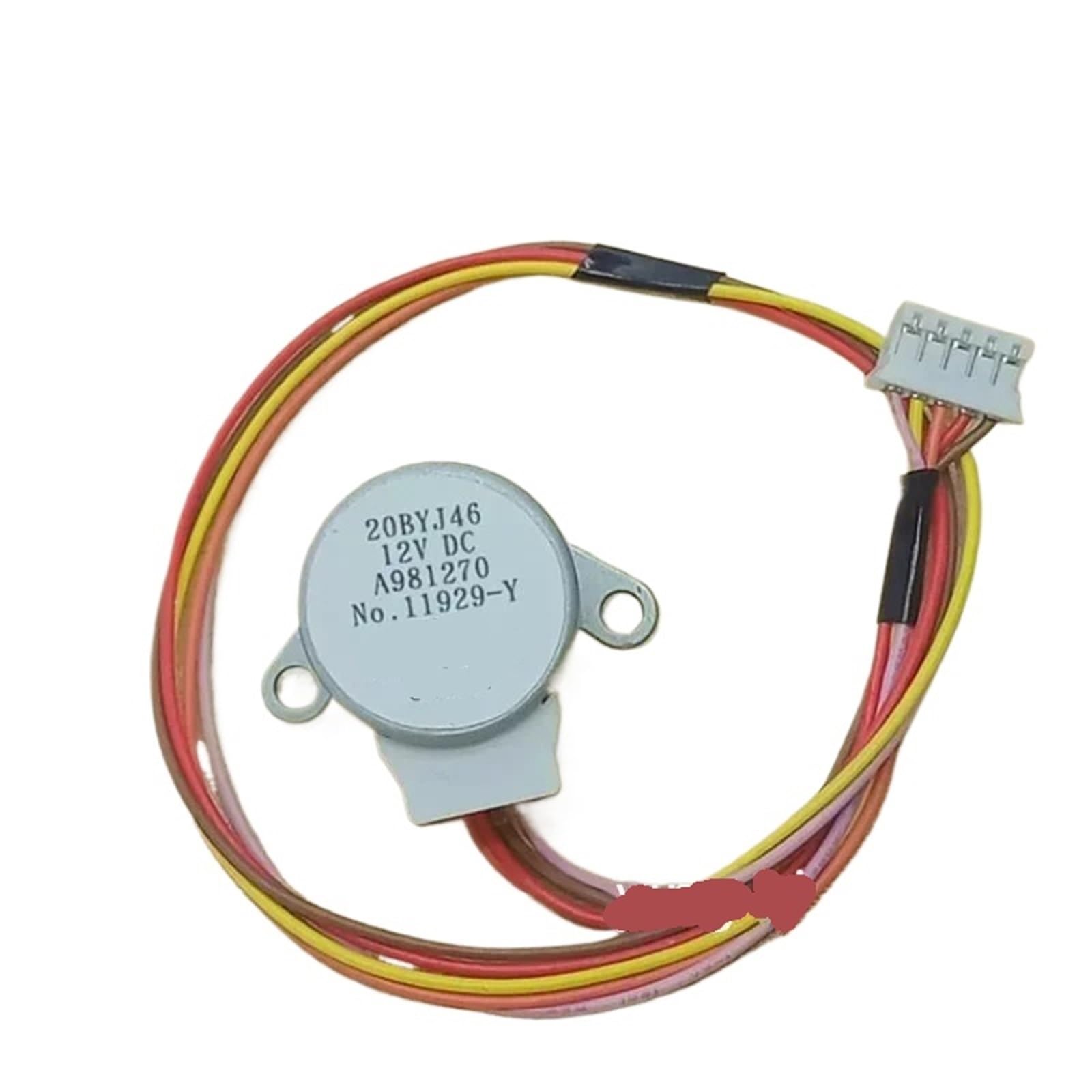Componentes De Aire Acondicionado Motor Oscilante Motor Paso A Paso 20BYJ46 12 V Aire Acondicionado Paso A Paso Paso De 26 Mm Hvac Ventilador Acondicionador Ventilador De Condensador De CA(3pcs)