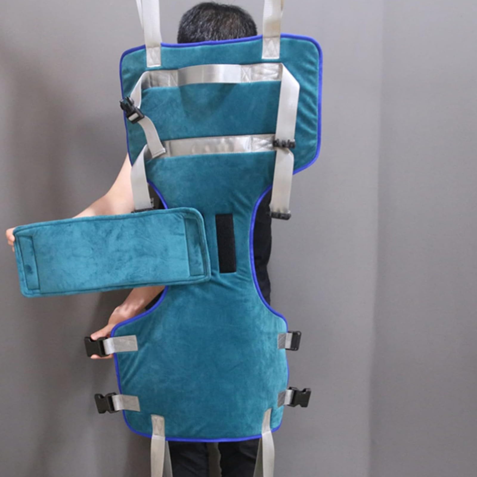 Arnés de transferencia de cuerpo completo con cintura ajustable, soporte de cuatro puntos, gran capacidad de carga de hasta 230 kg