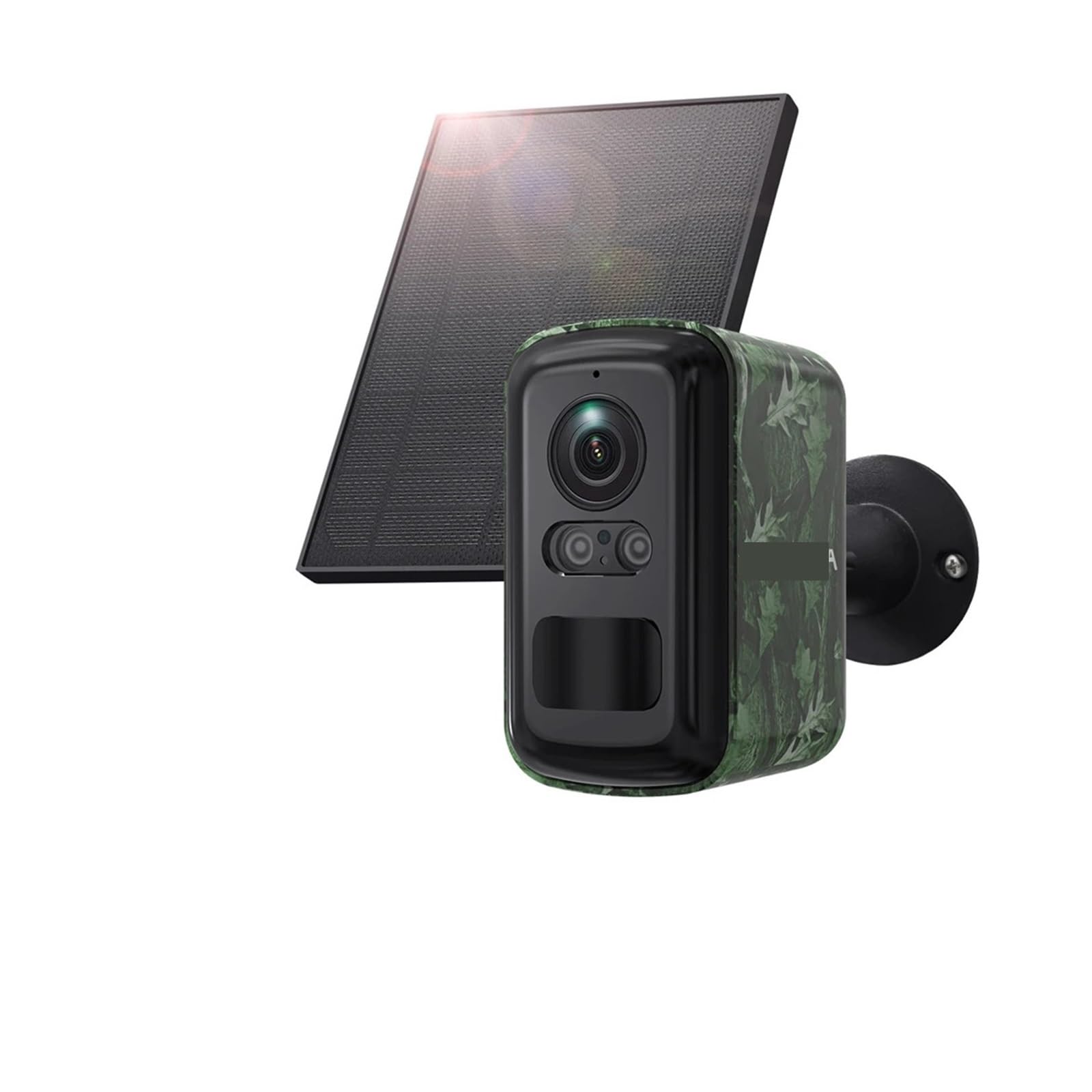 Oshpmbdlyfj 5Mp Wifi Cam 5Mp Solar 4G Camera Outdoor Surveillance Camouflage Color Security Mini Camera Pir Detection Auto Tracking(5Mp Wifi Cam)