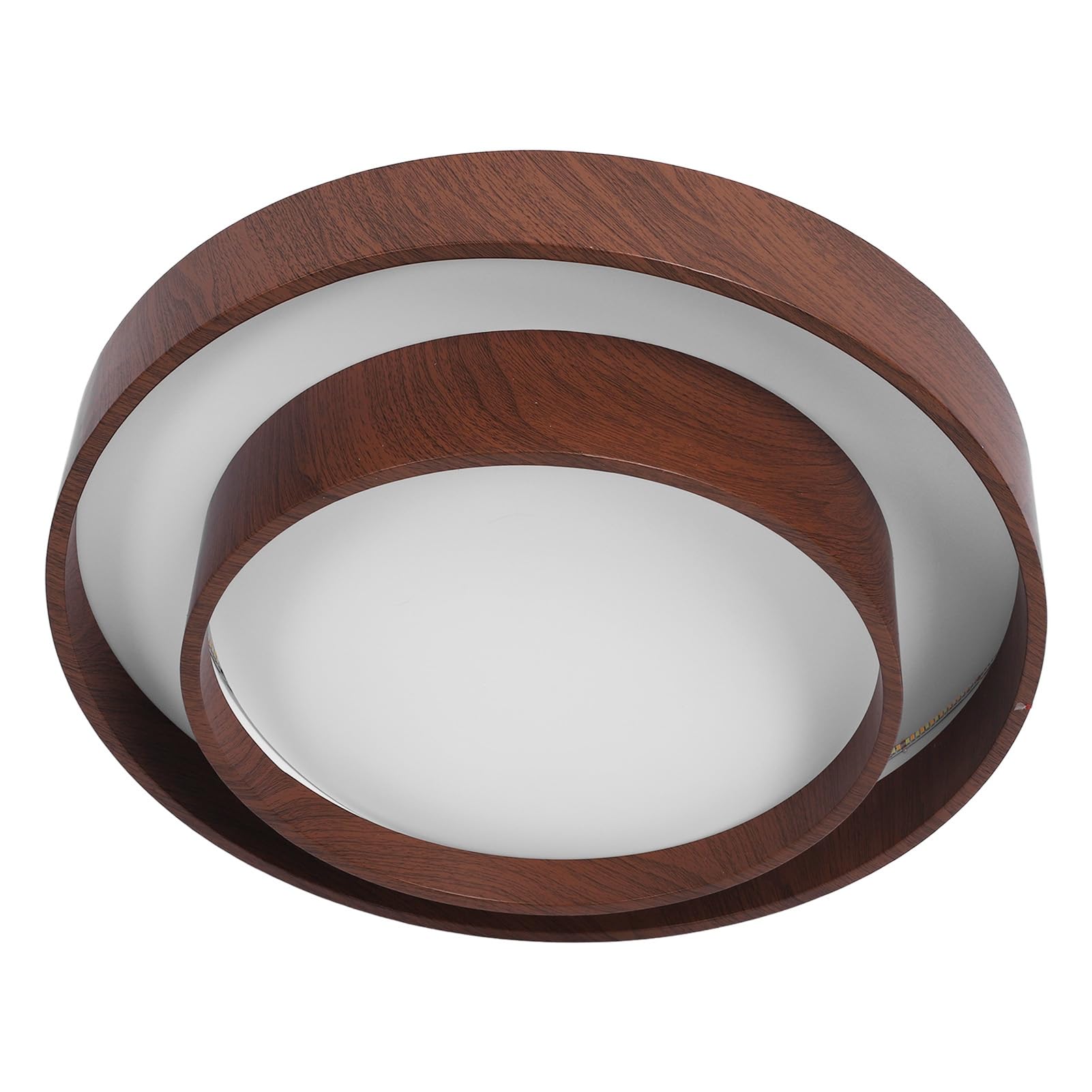 VGEBY Lampada da Soffitto a LED in Ferro con Finitura Noce (60cm)
