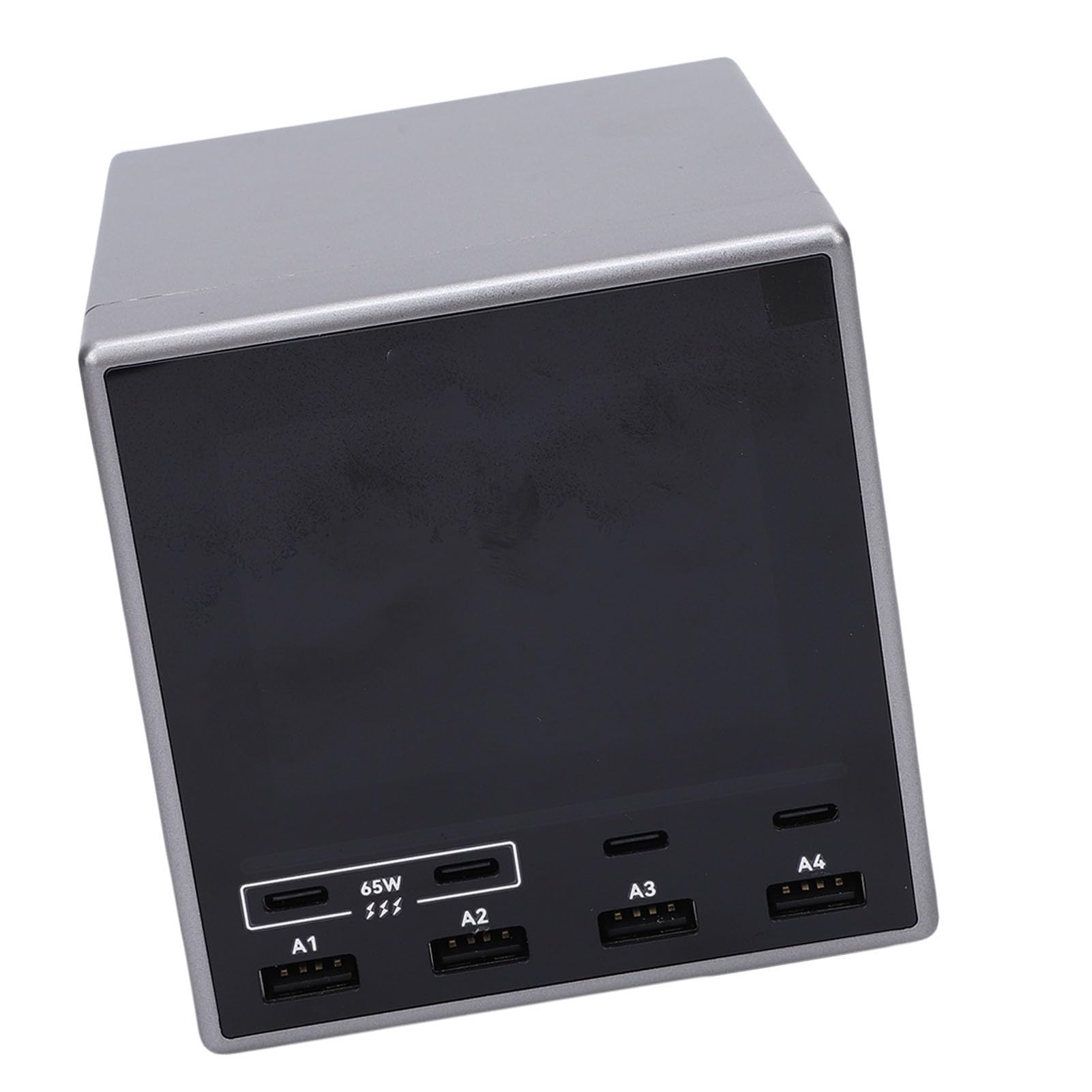 Efficiente Stazione di Ricarica USB A da 80 W Caricabatterie Rapido Multiporta per Tablet, Laptop e Smartphone A Casa (Spina europea)