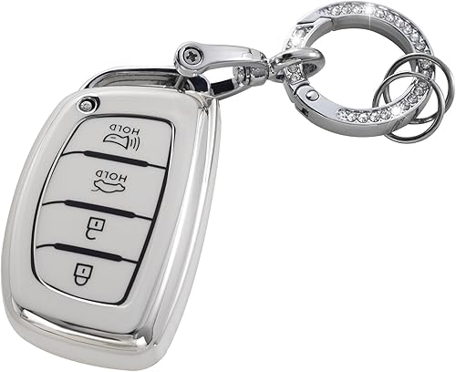 Miniatura 6 de YO&YOYE Funda para llavero Kia, funda de TPU suave para llave Kia Sedona Rio Optima Soul Sportage Sorento Carens Flip Key