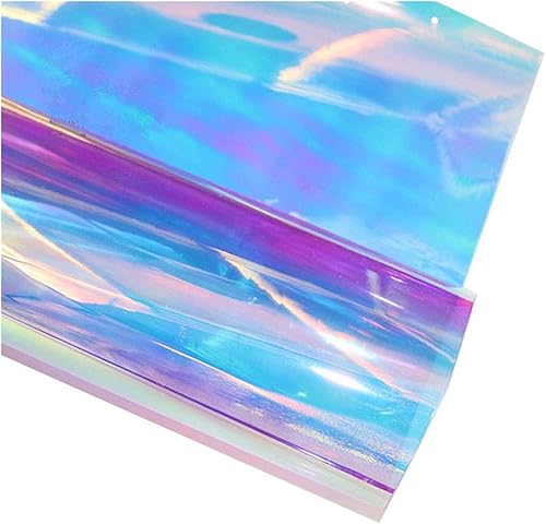 AISHANBAIHUODIAN Chameleon Dicroic - Lámina decorativa colorida para ventana de edificio, corte UV, apta para vidrieras autoadhesivas para oficina