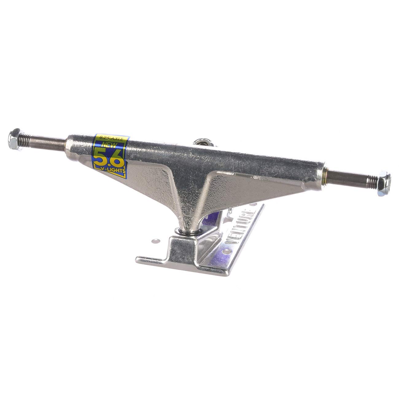 Venture Polished V-Lights Skateboard Trucks - 5.6 Hi - Set of 2 (5.6(8.25" Axle))