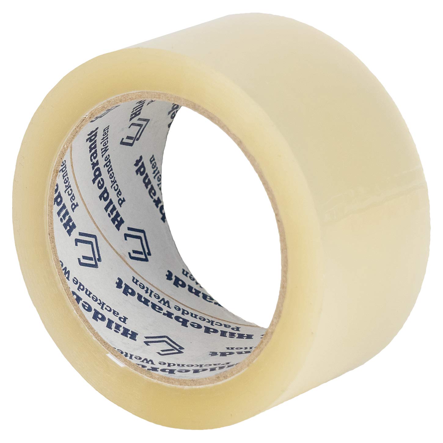 Klebeband 66 lfm × 50 mm, PP Paketklebeband, Leise Abrollend, Transparent, 108 Rollen
