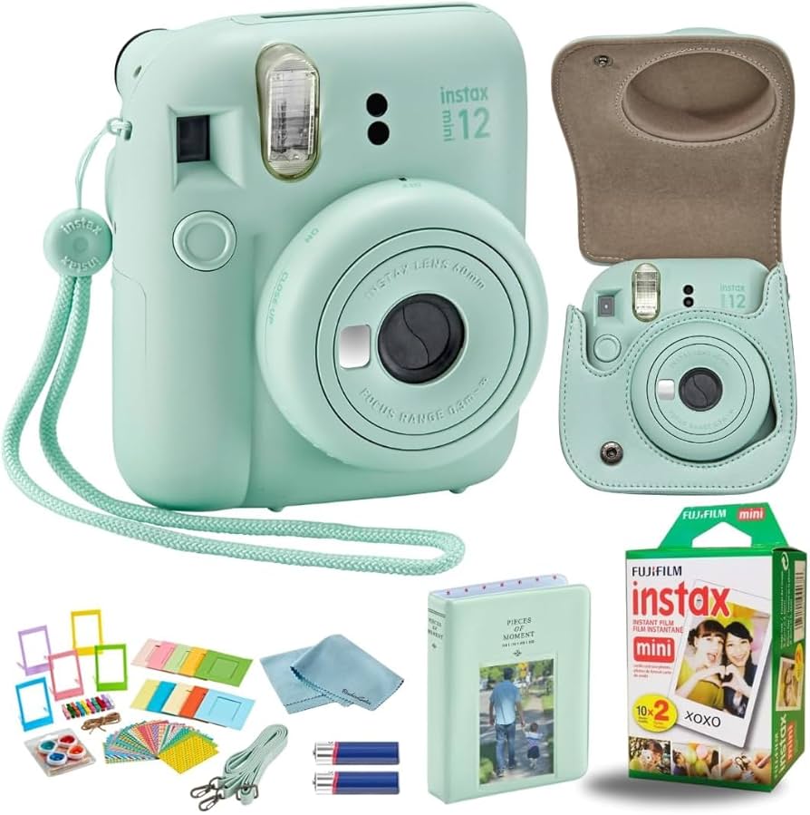 Amazon.com : Fujifilm Instant Mini 12 Camera + Accessory Bundle