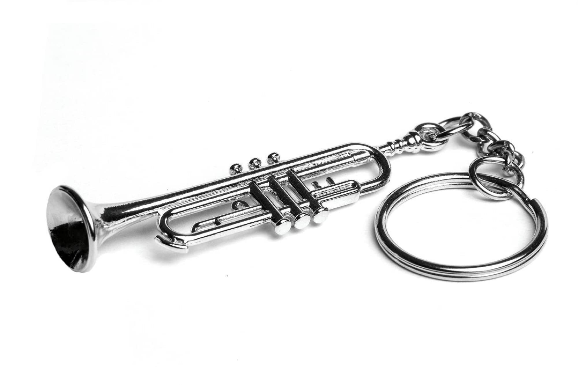 Trumpet Keyring - Music Gift - Gift for Trumpet Student or Teacher Teacher