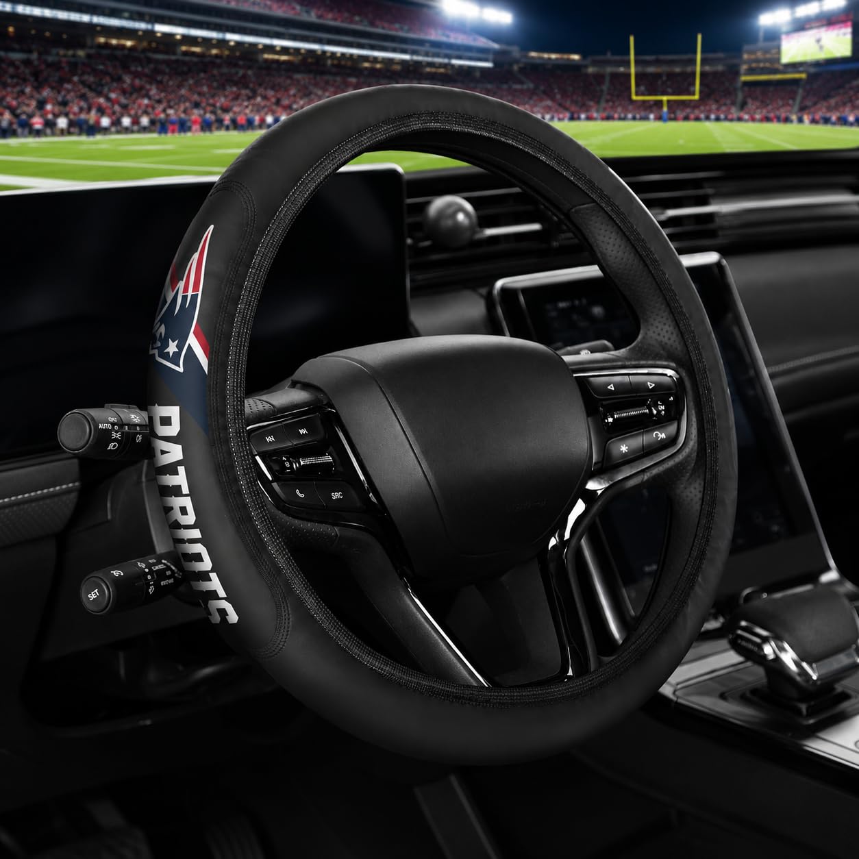 Photo 1 of Baofuxzp Football Steering Wheel Cover