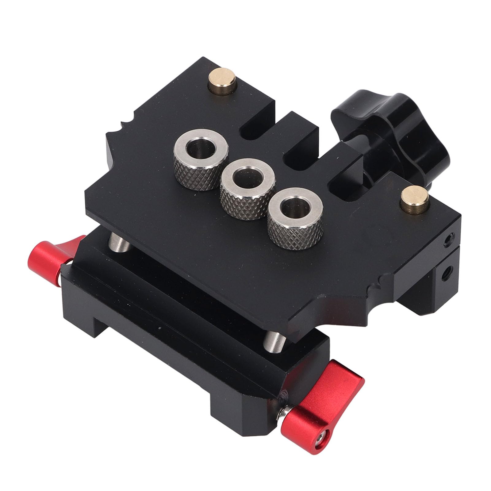 Kit di Maschere di Centratura Autocentranti Strumento di Precisione per Assemblaggio Accurato di Pannelli in Legno Punte da Trapano in Lega di Alluminio da 6 Mm 8 Mm 10
