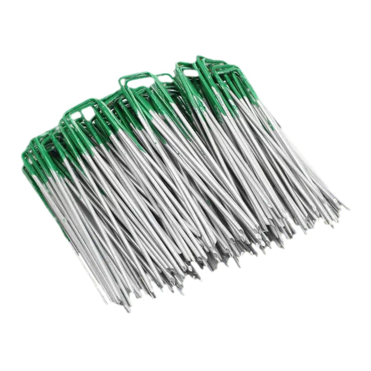 Anclajes de jardinería duraderos para mallas anti hierbas y carpas