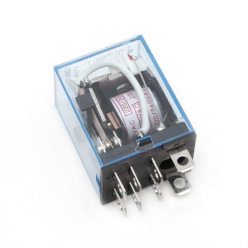 Relè Di Potenza Aideepen LY2NJ - AC 220V, 10A, DPDT, Con LED, 4 Pezzi - Foto 5