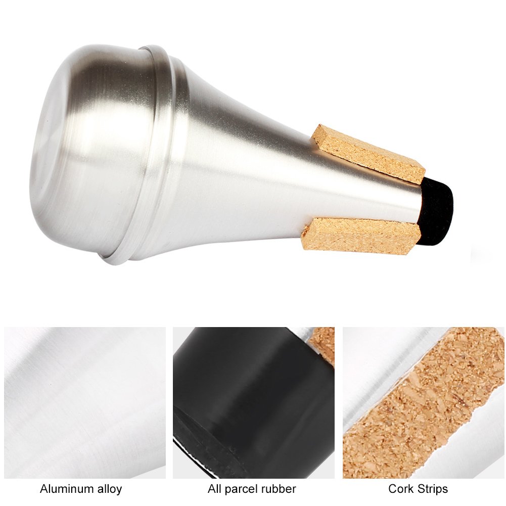 Tromba Mute, Accessori per Strumenti per Silenziatore Muto per Tromba in lega di Alluminio