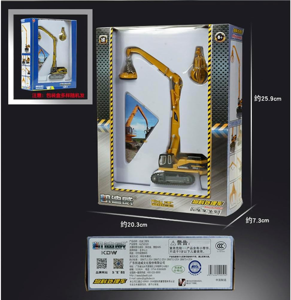 KDW 1:87 Scale Kaidawei Crawler Crane Model, Electromagnetic Grab, Suction Cup