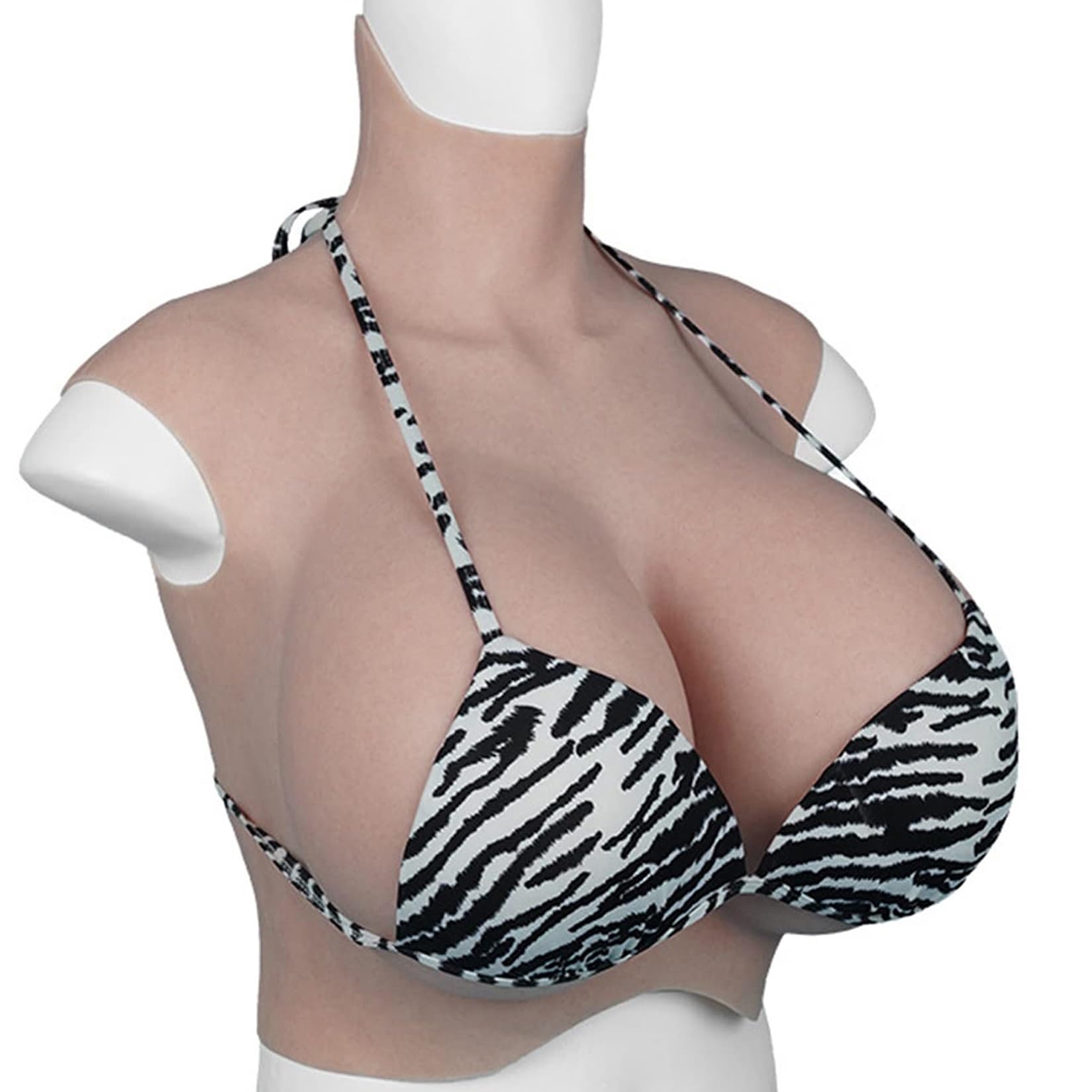 Prothèse Mammaire En Silicone Réaliste – Forme Goutte D’Eau, Cup Z, Confort Peau – Pour Femmes, Travestis, Cosplay, Post-Mastectomie - 2
