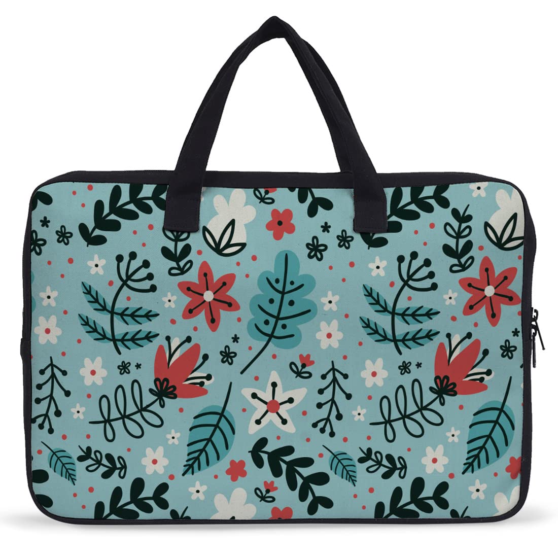 Crazyify Multi Colors Flowers Printed Laptop Bag for Men & Women | Canvas Laptop Bags/Briefcase with Screen Size Up to 15.6 Inch (B09Z2L7JMR) Amazon Price History, Amazon Price Tracker