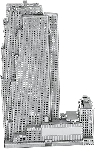 Miniatura 3 de Metal Earth 30 Rockefeller Plaza 3D Metal Model Kit Bundle con pinzas Fascinaciones