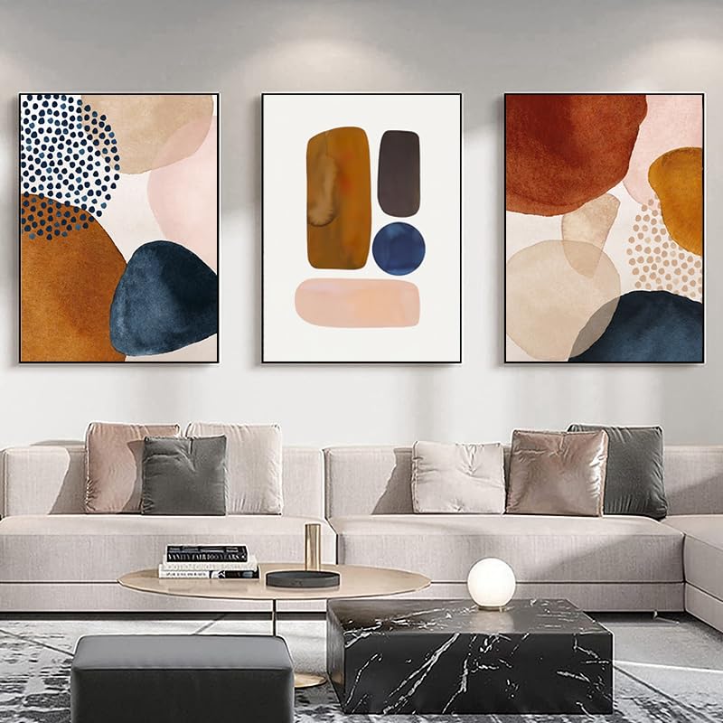 Modern Geometric Plant Decoration Poster, Artistic Abstract Decoration Painting - Image 3