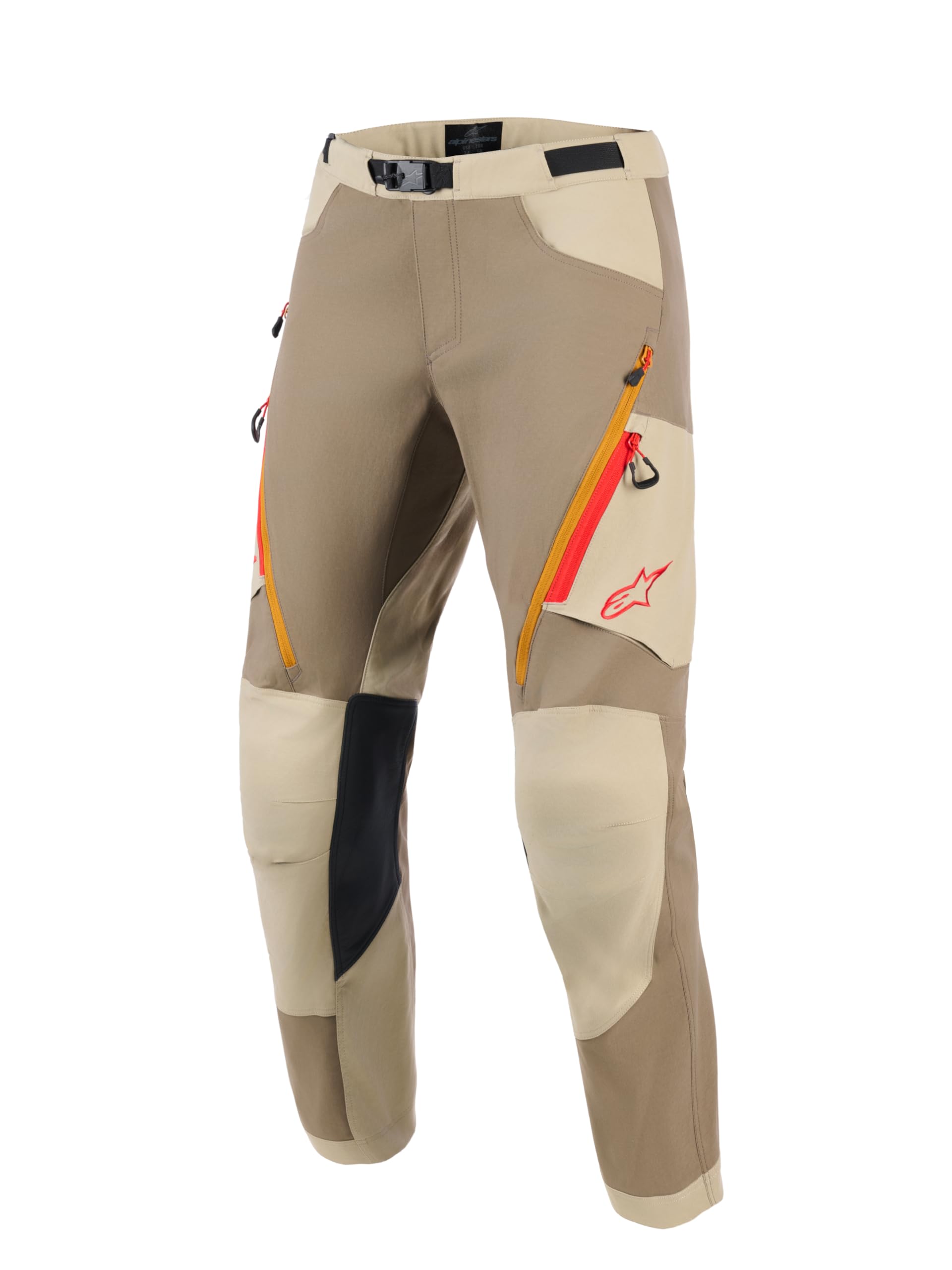 Alpinestars Maxdura Dual Motocyklowe spodnie tekstylne, brązowy/szary, 38