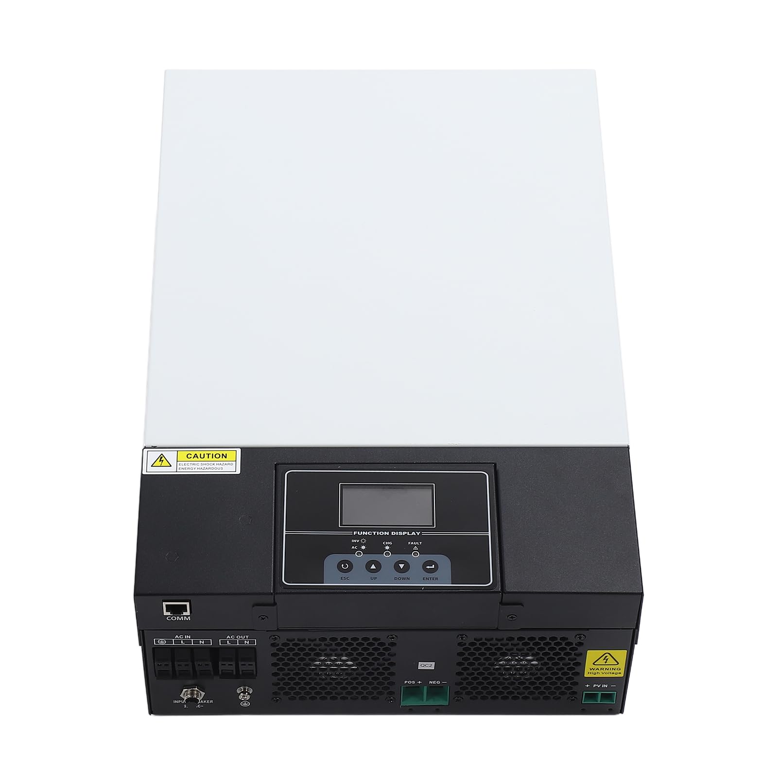 Inverter Solare Fotovoltaico, Caricabatterie a Onda Sinusoidale Pura da 5,5KW con Controller MPPT Incorporato per Sistemi Solari Off-Grid