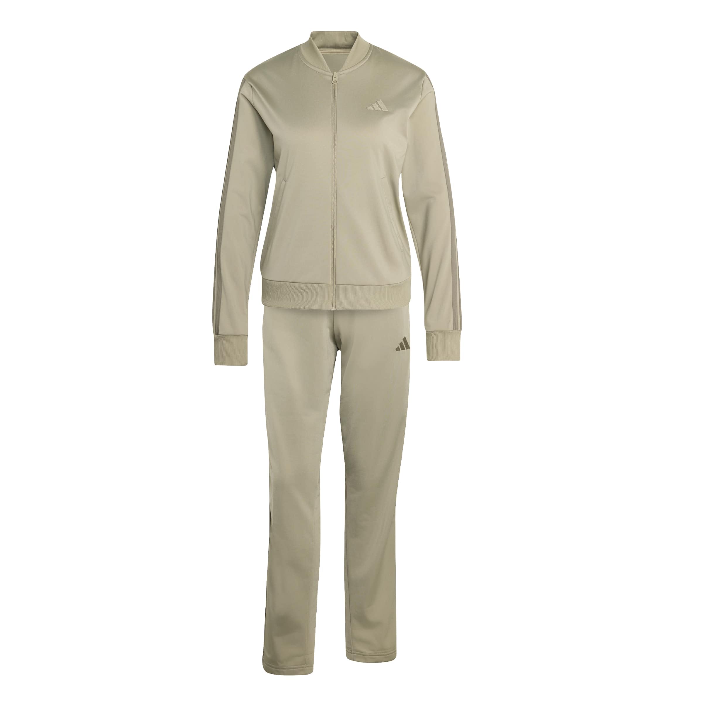 adidas Women's ESSENTIALS 3-STRIPES TRACKSUIT, Wonder Cargo, S