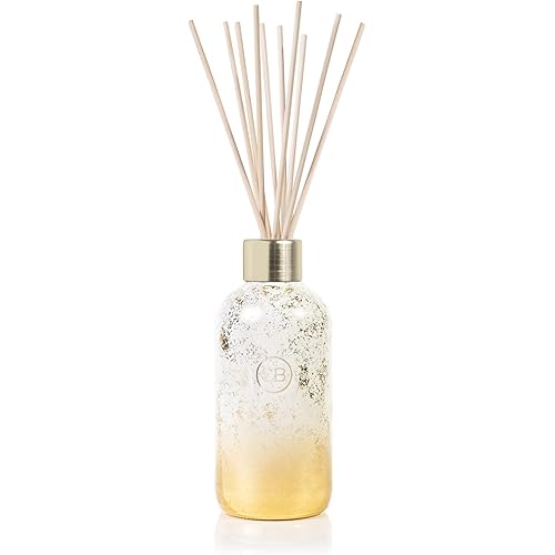 Capri Blue Glimmer Reed Diffuser Set - Includes Diffuser Sticks, Scented Oil, and Decorative Glass Bottle - Home Decor Room Freshener - Home Fragrance (Volcano, 8 fl oz)