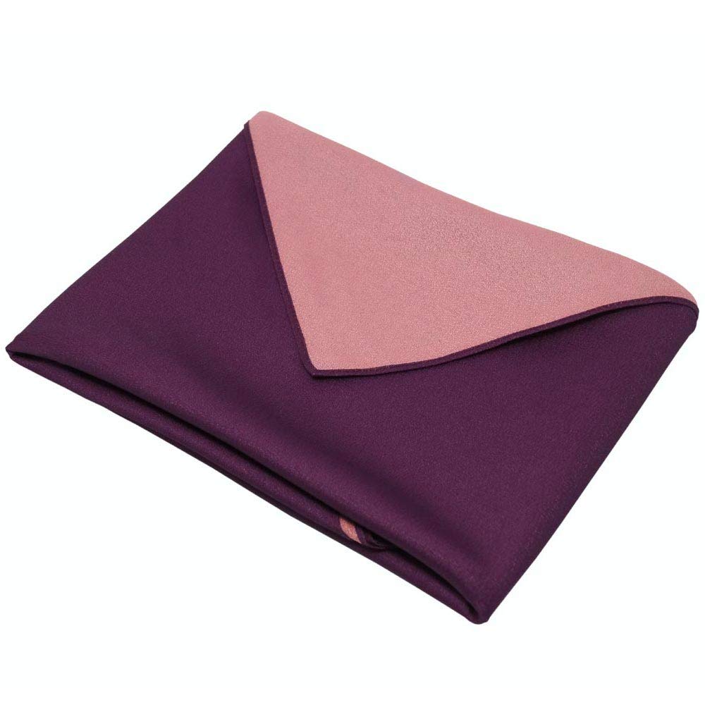 Large Reversible Furoshiki 55in Purple Cherry Blossom Wrapping Cloth Polyester