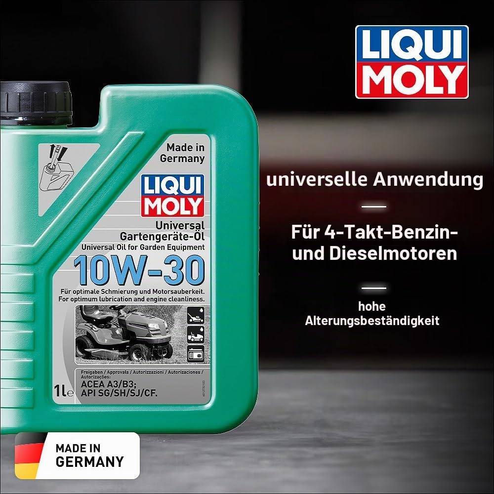 Liqui Moly 4X 1273 Universal Gartengeräte-Öl 10W-30 4-Takt 1L