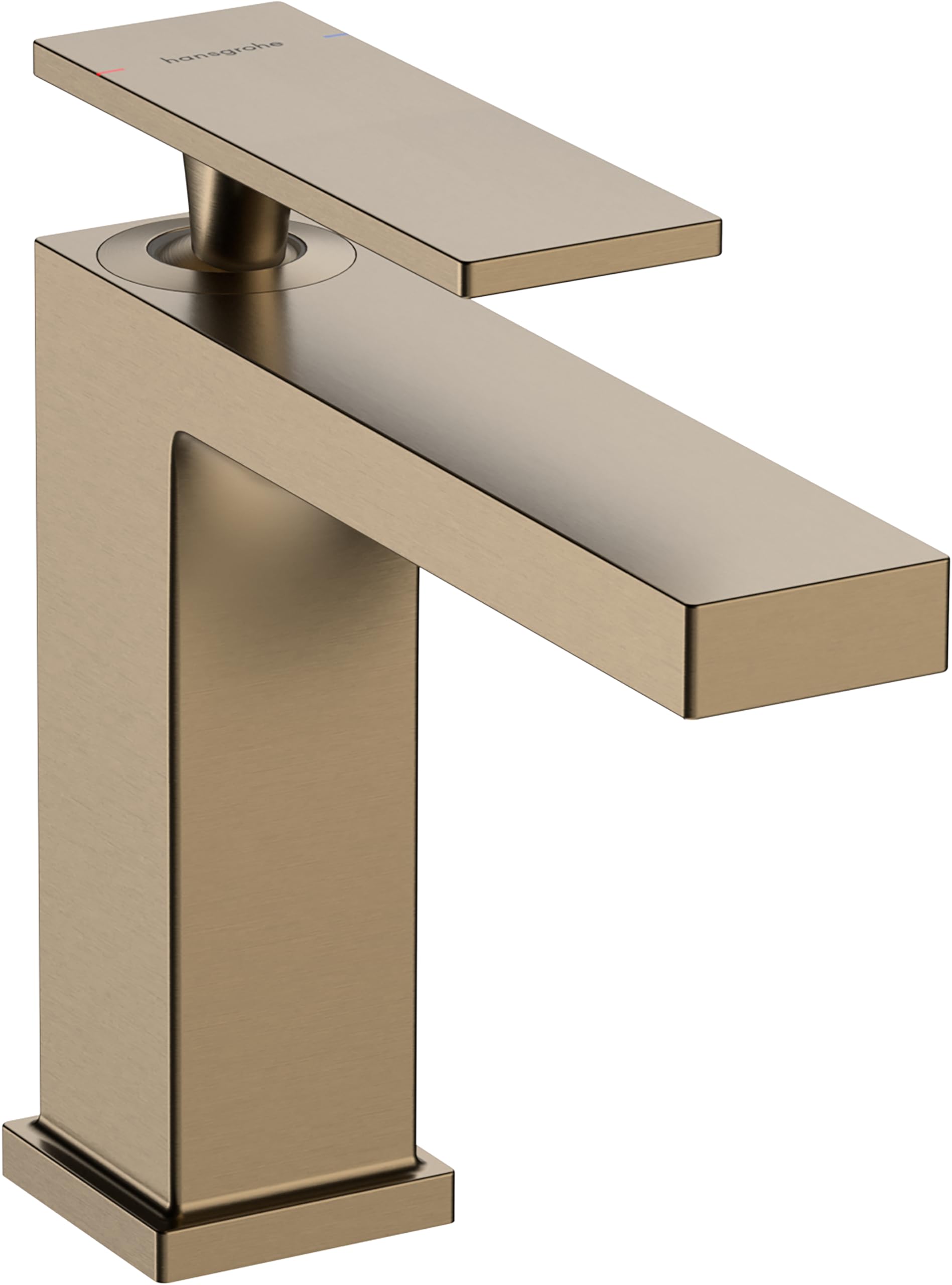 Mitigeur EcoSmart+ hansgrohe Tecturis E bronze sans vidage 110mm