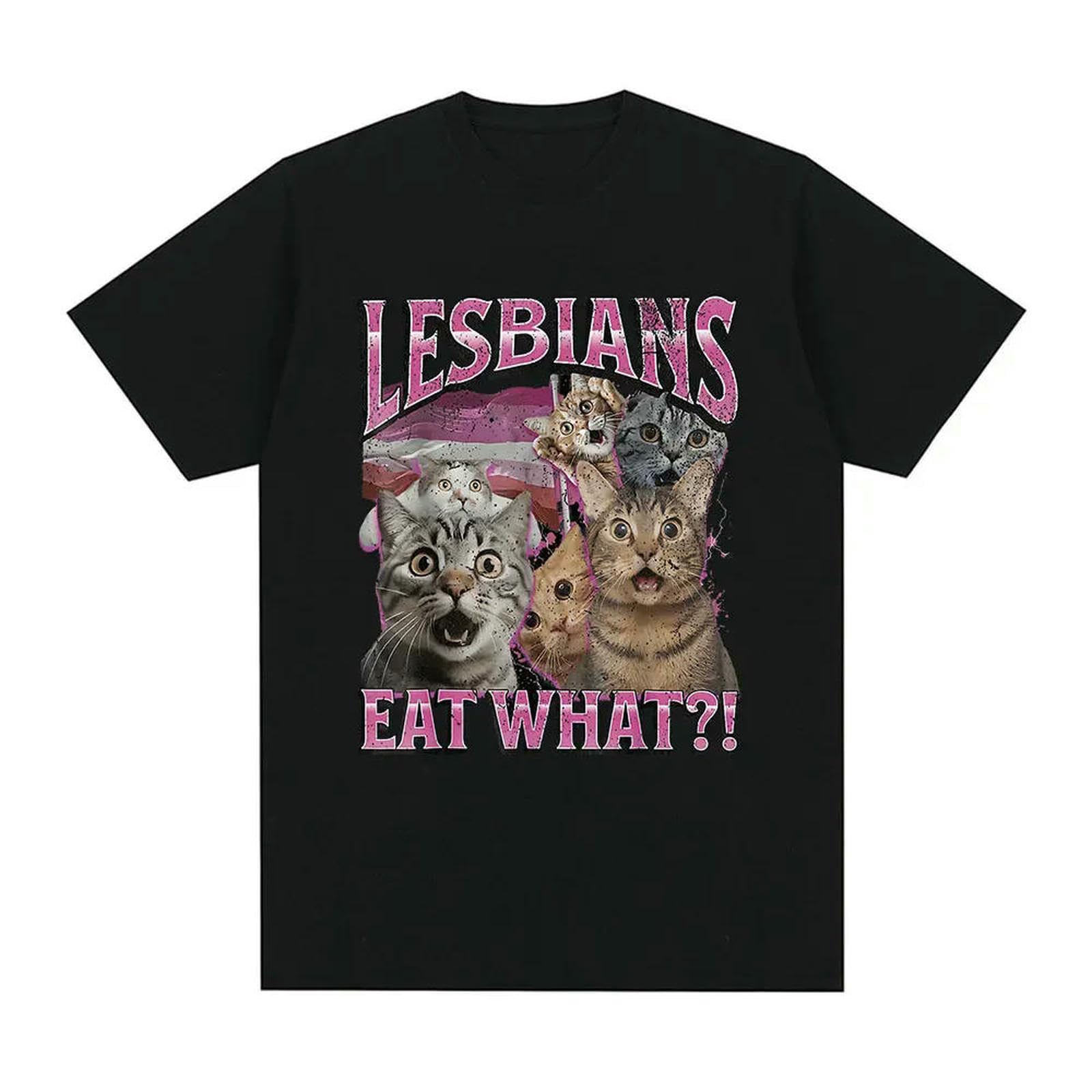 Męski T-shirt miłośnicy kotów meme humor kobiety moda casual krótki rękaw T-shirts-x92 czerwony-XXL