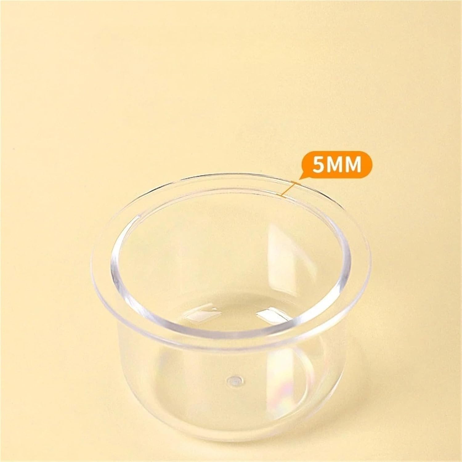 Bird Training Food Jar 10Pcs Parrots Feeding Bowl for Cage Detachable Transparent Bowls for Canary Finch Parrot Seed Water Feeder Cage Cup for Small Birds White(No Food) for Canary Finch Outdoor Use