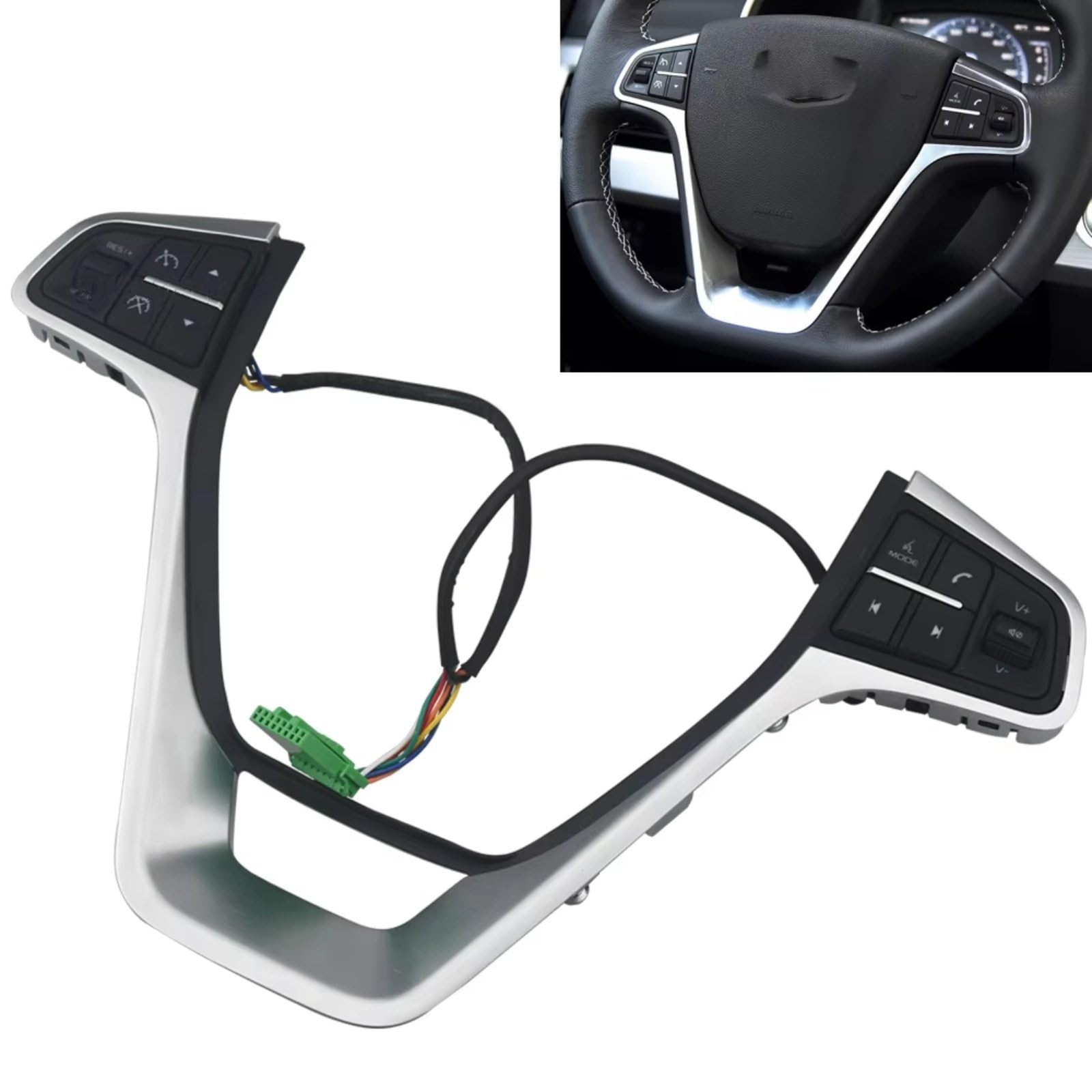 Compatible Con Geely Para Atlas Para Boyue Para Proton X70 2016-2018 Interruptor De Volante Multifunción Interruptor De Control De Crucero De Audio autopartes