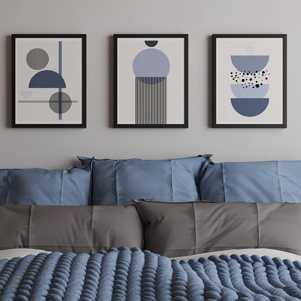 Art Street Abstract Contemporary Line Art Posters Geometric Mid-century Modern Art Prints for Home & Office Wall Decoration (Blue, Set Of 3, 13x17 Inch) (B0DFMKLMZ9) Amazon Price History, Amazon Price Tracker