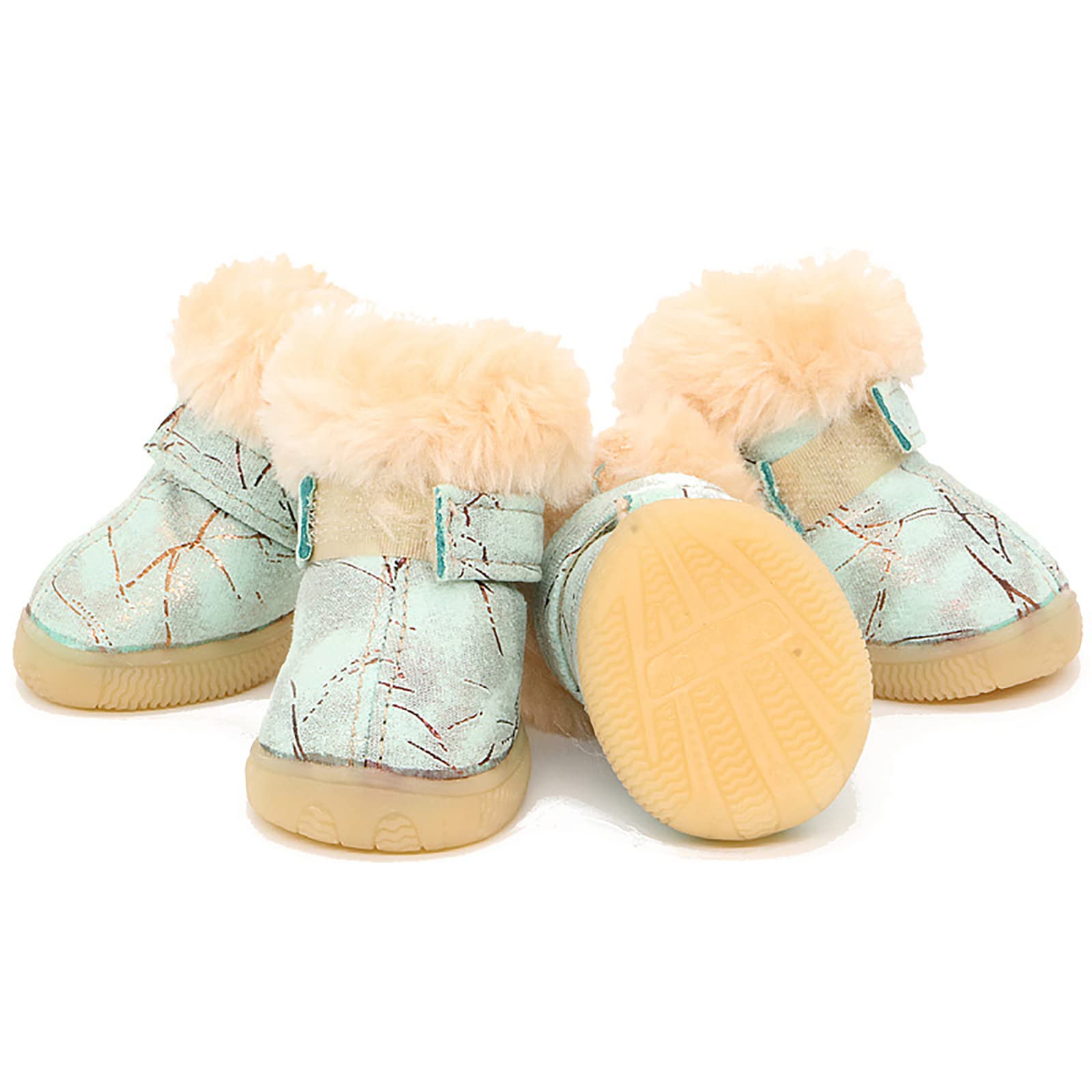 Chaussures de Chien Bottes Chien Chaussure Chien Imperméables pour Petit Moyen Grand Chien Chaussures pour Chiens 4 Pcs