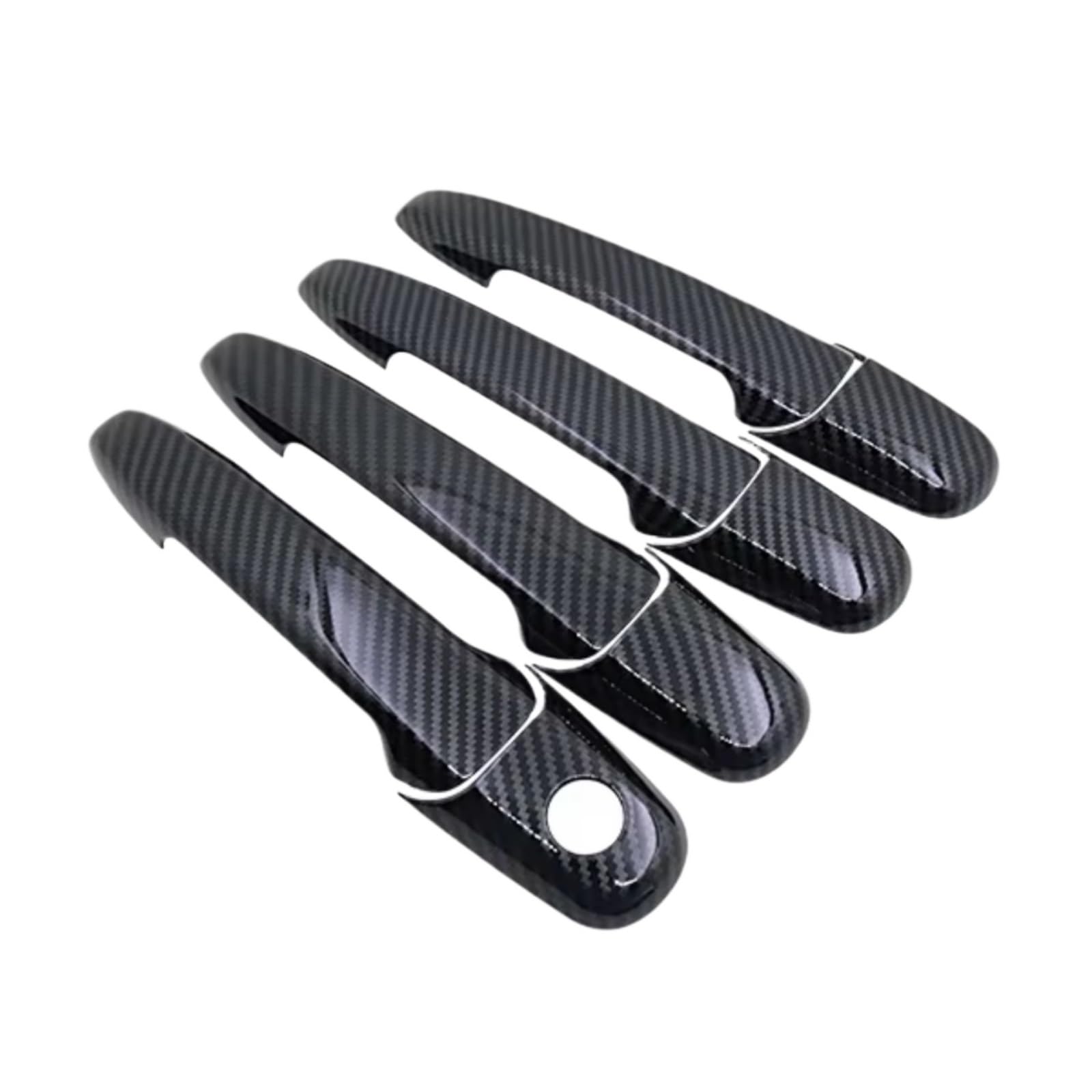 Zcxfdthf 4Handle 1 Keyhole Door Handle Covers Part Compatible With For Ranger Mk2 2006-2011 Car Door Handle Cover Protective Accessories Decor Stickers Set(4Handle 1 Keyhole)