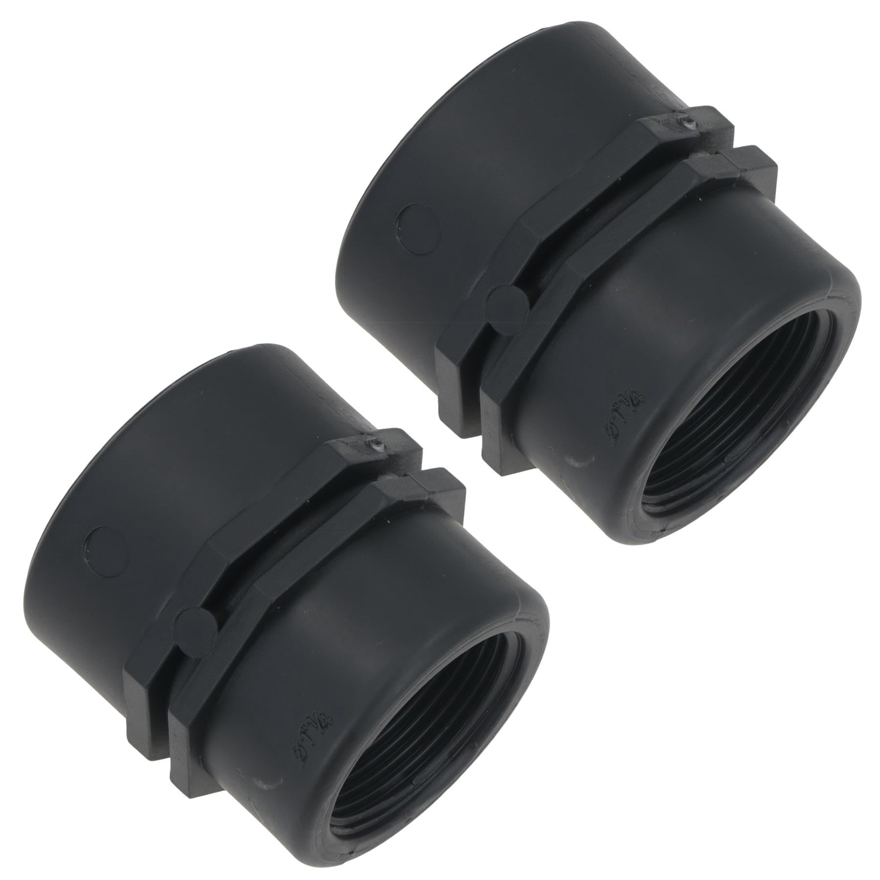 Polypropylene PP Female Threaded Pipe Reducing Socket 1-1/2in – 1-1/4in BSP 2pc